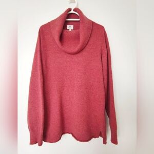 Women's Wool+Cashmere Cozy Cowl Neck Sweater - XL